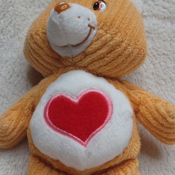 VTG 2003 Care Bears Tender Heart Chenille Plush Bear 9" by TCFC, Play Along Ltd - Picture 5 of 12